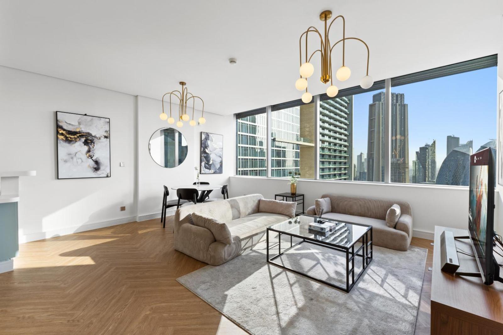 Luxury Difc, Xl Layout, Pool, Gym, Skyline View Apartment